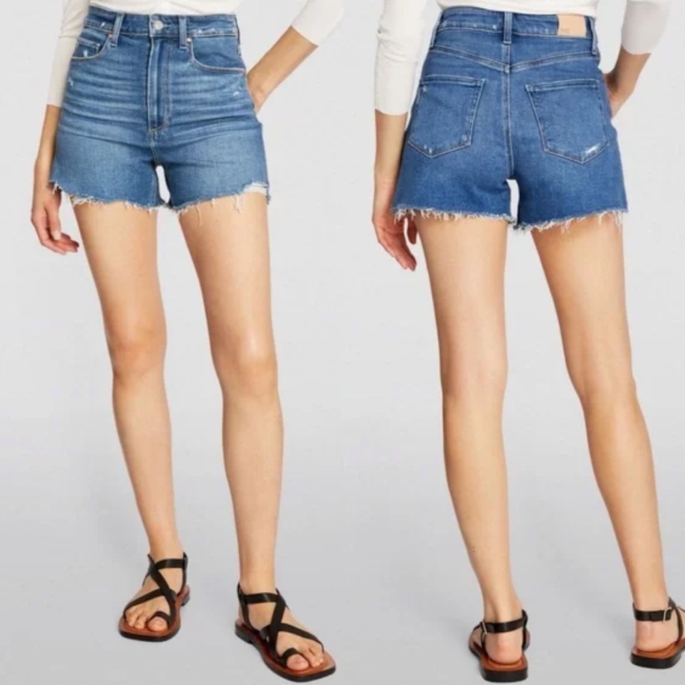PAIGE Dani Blue Jean Shorts